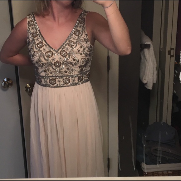 BHLDN Oyster Bridesmaids Dress - Picture 5 of 6